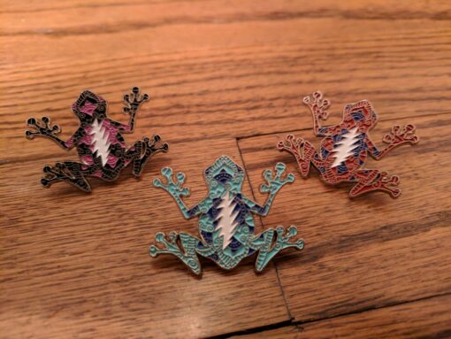 Grateful Dead Bolt Frog Full Set (set of 3)